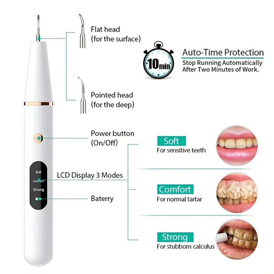 Ultra Sonic Dental Tooth Cleaner