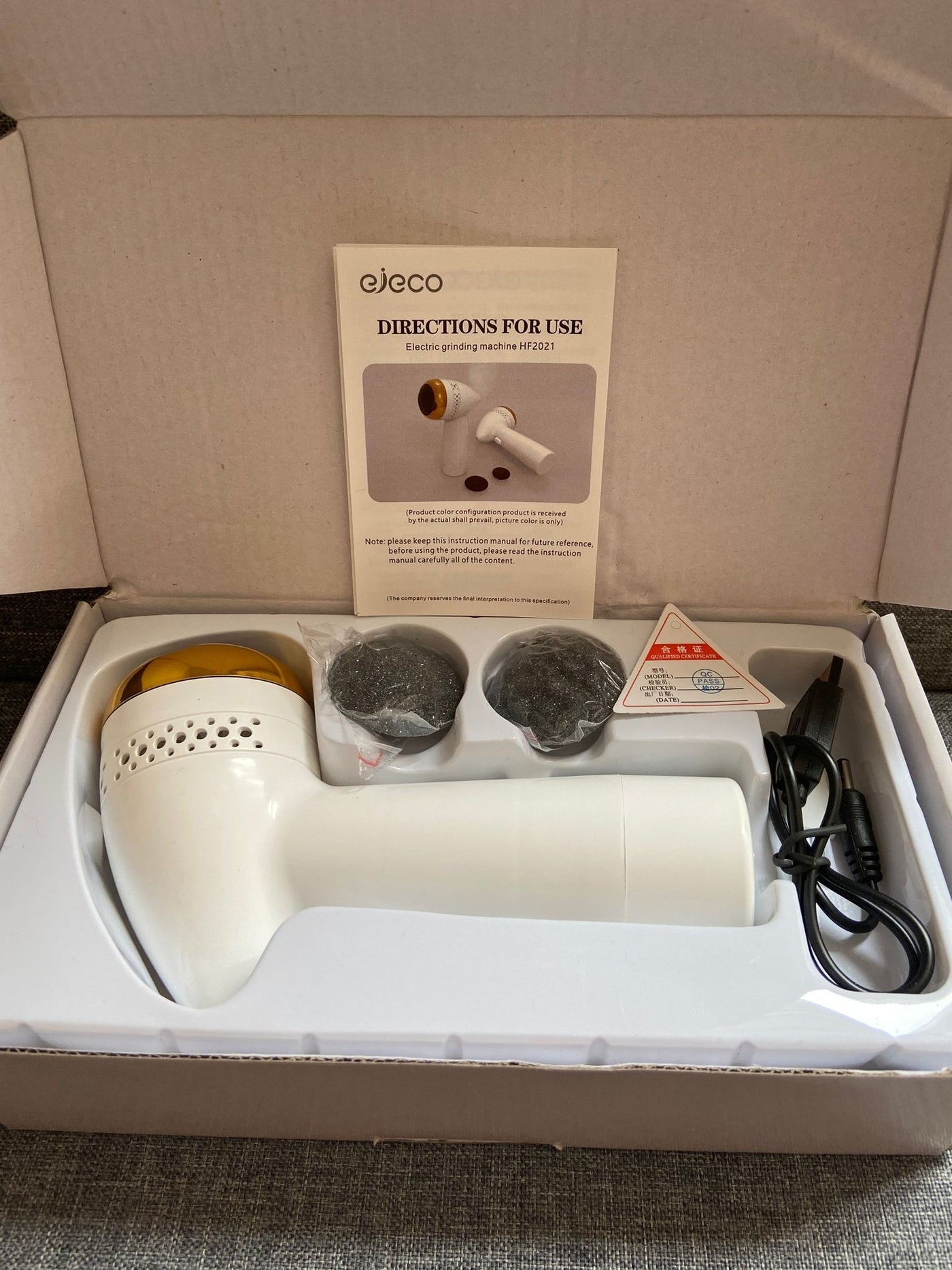 Electric Vacuum Foot Grinder