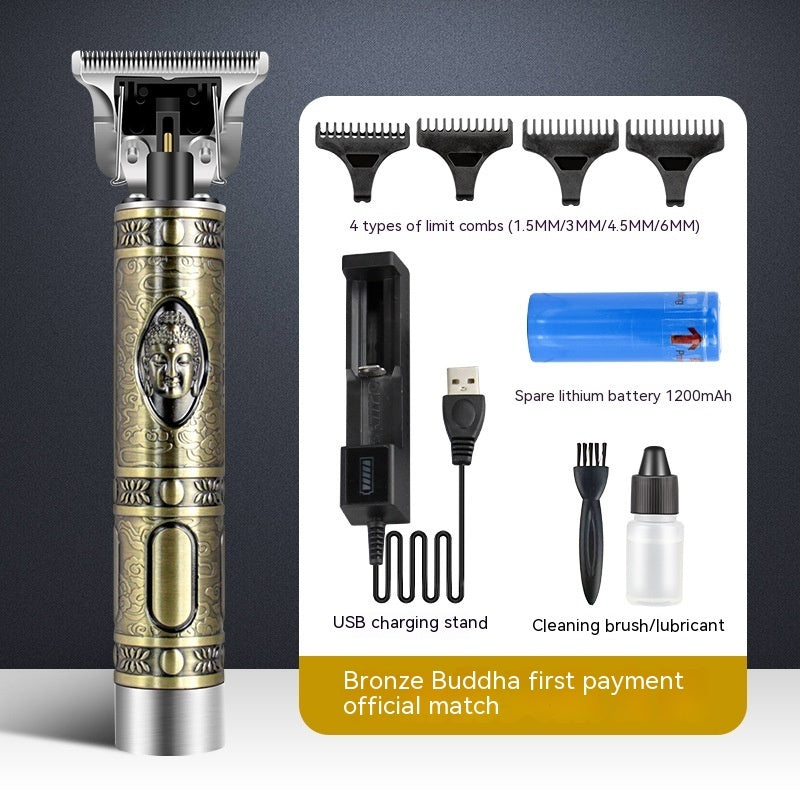 Retro Oil Head Trim Household Hair Clipper