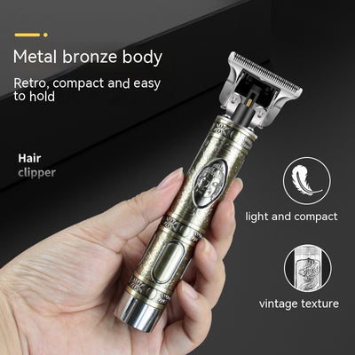 Retro Oil Head Trim Household Hair Clipper